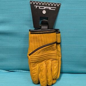 Men's Torc Leather Motorcycle Gloves - XL